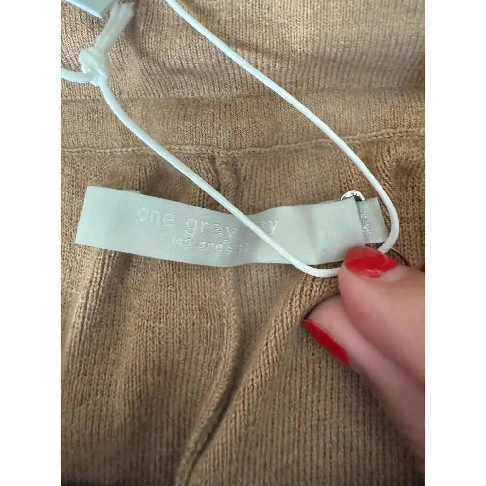 One Grey Day Women's Tan Cashmere Blend Knit Shorts Size XS